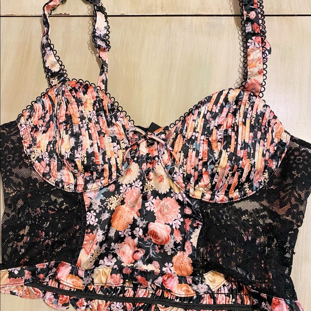 For Love and Lemons Gardenia Bustier